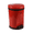 red, variant on Xowine 1.8 Gallon Plastic Small Garbage Can with Foot Pedal, Round Step Trash Can with Lid and Removable Inner Bucket, Red
