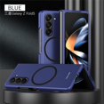 thumbnail image 2 of Magnetic Case for Samsung Galaxy Z Fold 5, [Compatible with MagSafe] Dual Layer Military Grade Drop Shockproof Anti-Scratch [Wireless Charging] Phone Case for Samsung Galaxy Z Fold5 QHMS-Blue, 2 of 8