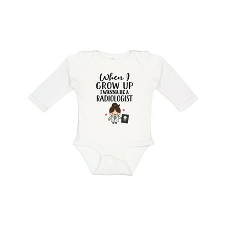 

Inktastic Future Radiologist Outfit Gift Baby Girl Long Sleeve Bodysuit