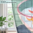 thumbnail image 4 of Yayeee Window Curtains Light Filtering 63"x42" Grommet Panel Pair Home Living Room Decor, Goldfish Bowl, 4 of 7