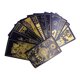 thumbnail image 1 of Barajas de Tarot: Gold Foil Tarot Cards Color Printed Tarot Cards Instructions Desk Travel Plastic PVC Waterproof Tarot Cards, 1 of 2