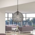 thumbnail image 4 of Livex Lighting 40440-91 Cassandra - One Light Mini Pendant, Brushed Nickel Finish with Clear Crystal, 4 of 4