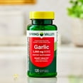 thumbnail image 5 of Spring Valley Odor-Controlled Garlic Dietary Supplement Softgels for Heart Health, 1000 mg, 120 Count, 5 of 11