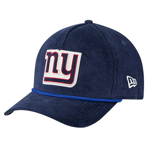 Men's New Era Royal New York Giants Cord Corduroy 9FORTY A-Frame Adjustable Hat