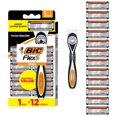 thumbnail image 1 of BIC Flex 5 Men's Refillable 5-Blade Razors with 1 Handle and 12 Cartridges, Smooth Shave Gift for Men, 1 of 3