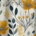 thumbnail image 4 of Designart "Nordic Floral Allure" Floral Blackout Curtain Panels, 4 of 4