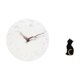thumbnail image 5 of Reloj de pared,Reloj de pared decorativo para baño o dormitorio,Figura de escritorio,Estatua de gato,linda decoración para estante o escritorio,Figuras decorativas creativas para la oficina y, 5 of 8