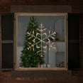 Northlight 13.5" Lighted Snowflake Christmas Window Silhouette