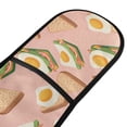 thumbnail image 2 of Dailycode Double Sided Oven Mitt with Loop Heat Resistant Kitchen Long Potholders 7" x 35" Sandwiches and Egg, 2 of 6