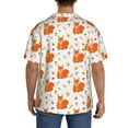 thumbnail image 5 of Xecao offers the Cartoon Squirrel for Men's Casual Short-sleeved Shirt, a button-up collared shirt with a pocket, perfect for beach vacations and yacht travel in the X-Large size., 5 of 7