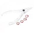 thumbnail image 2 of Captive Bead Ring 4pc Lip Septum Piercing & Captive Ring Tool Pliers 14G 16G, 2 of 4