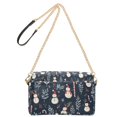 thumbnail image 2 of FORMRS Women Crossbody Purse with Chain Strap Vegan Leather Shoulder Handbag, Jolly Snowman, 2 of 7