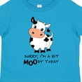 thumbnail image 4 of Inktastic Sorry, I'm a Bit Moody Today Cute Cow Pun Boys or Girls Toddler T-Shirt, 4 of 5