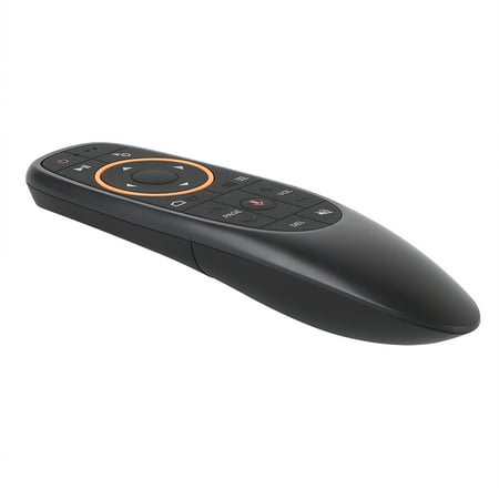 G10 2.4GHz Wireless Remote Control with USB Receiver Voice Control for Android TV Box PC Laptop Notebook Smart TV Black