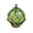 Light Green, variant on Hampton Nautical Orange Japanese Glass Ball Fishing Float with Brown Netting Decoration 2"