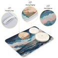 thumbnail image 4 of Yayeee Dish Drying Mat for Kitchen Counter Ultra Absorbent Easy Clean Pad 18x16", Rolling Waves, 4 of 7