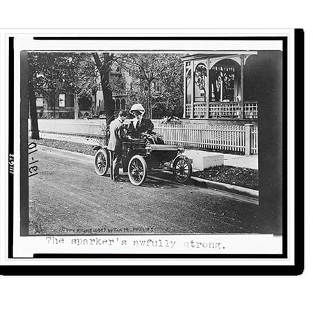 Historic Print The sparker s awfully strong 16 x 20