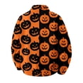 thumbnail image 4 of Havenx Men's Halloween Print Corduroy Jacket Long Sleeve Button Down Shirt Jackets with Pockets Lapel Collar Coat Work Fall Winter Vintage Casual Loose Fit Clothes,Earthy Yellow L, 4 of 6