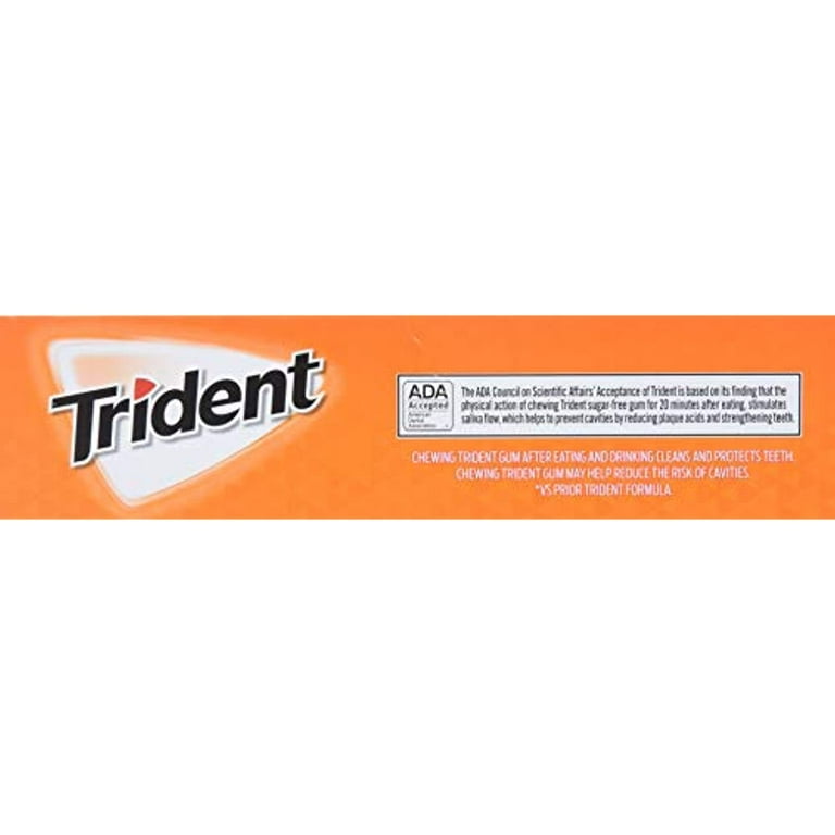 Trident Sugar Free Gum Fruit Variety Pack - 14 Sticks Per Pack, 20 Packs Total - Freshens Breath & Helps Protect Teeth