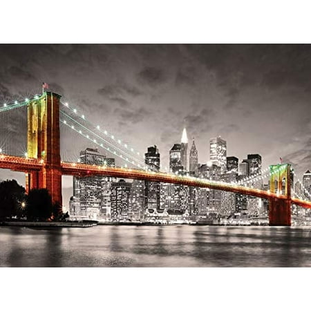 UPC: 0628136106627 | Eurographicspuzzles Landscapes – New York City Brooklyn Bridge – Jigsaw Puzzle – 1000 Pieces