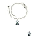 thumbnail image 2 of Delight Jewelry Resin Panda Bear Silver-tone Paw Infinity Link Chain Bracelet, 6"+2" Extender, 2 of 3
