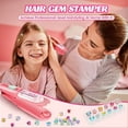 thumbnail image 4 of Hair Gem Stamper Kit, Bling Hair Jewels for Girls Toys, Hair Styling Tool with Reusable Shining Diamonds, Birthday Gifts for Girls Ages 6 7 8-12, 4 of 4