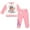Pink / white, variant on Disney Encanto Mirabel Toddler Girls Fleece Sweatshirt and Pants Set Toddler to Big Kid