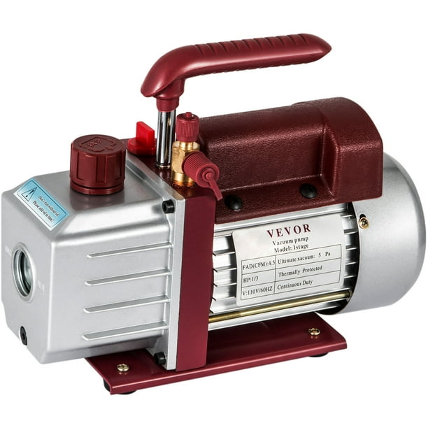 Pompe à vide VEVOR 5 CFM-pompe de climatisation à 1 étage-outils