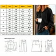 thumbnail image 7 of Dyfzdhu Hoodies for Women Casual Long Sleeve Solid Color Button Down Pullover Hoodie Sweatshirt Tops Blouse, 7 of 7