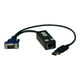 Tripp Lite USB Single Server Interface Unit Virtual Media KVM Switch HD15 USB RJ45 TAA - Extenseur KVM - jusqu'à 98 Pieds – image 2 sur 6