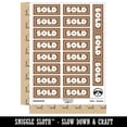 thumbnail image 2 of Sold Bold Sticker Set - Brown - Matte Finish - 2.00" Large, 2 of 7