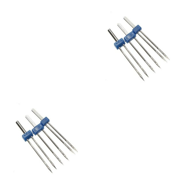 Thinsony 3pcs Twin Stretch Machine Household Sewing Machine Double Pins Heavy Duty DIY Craft Accessories 2Set