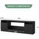 thumbnail image 2 of Qinaqin TV Soporte para Fireplace Moderno Entertainment Center con Almacenamiento Gabinete Fits into 36'' Electric, 2 of 8