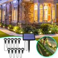 thumbnail image 1 of LPSSTORE Outdoor Home Garden Is Easy to Arrange Solar Panels with Multiple Lights to The Way to Warm Light Solar Garden Lights Outdoor Low Pressure Solar Warm Light, 1 of 8
