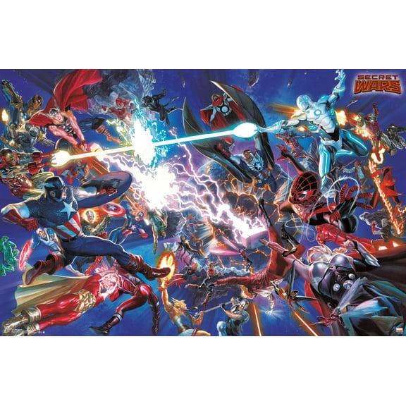 Marvel Comics - Secrets Wars - Battle Wall Poster, 22.375" x 34"