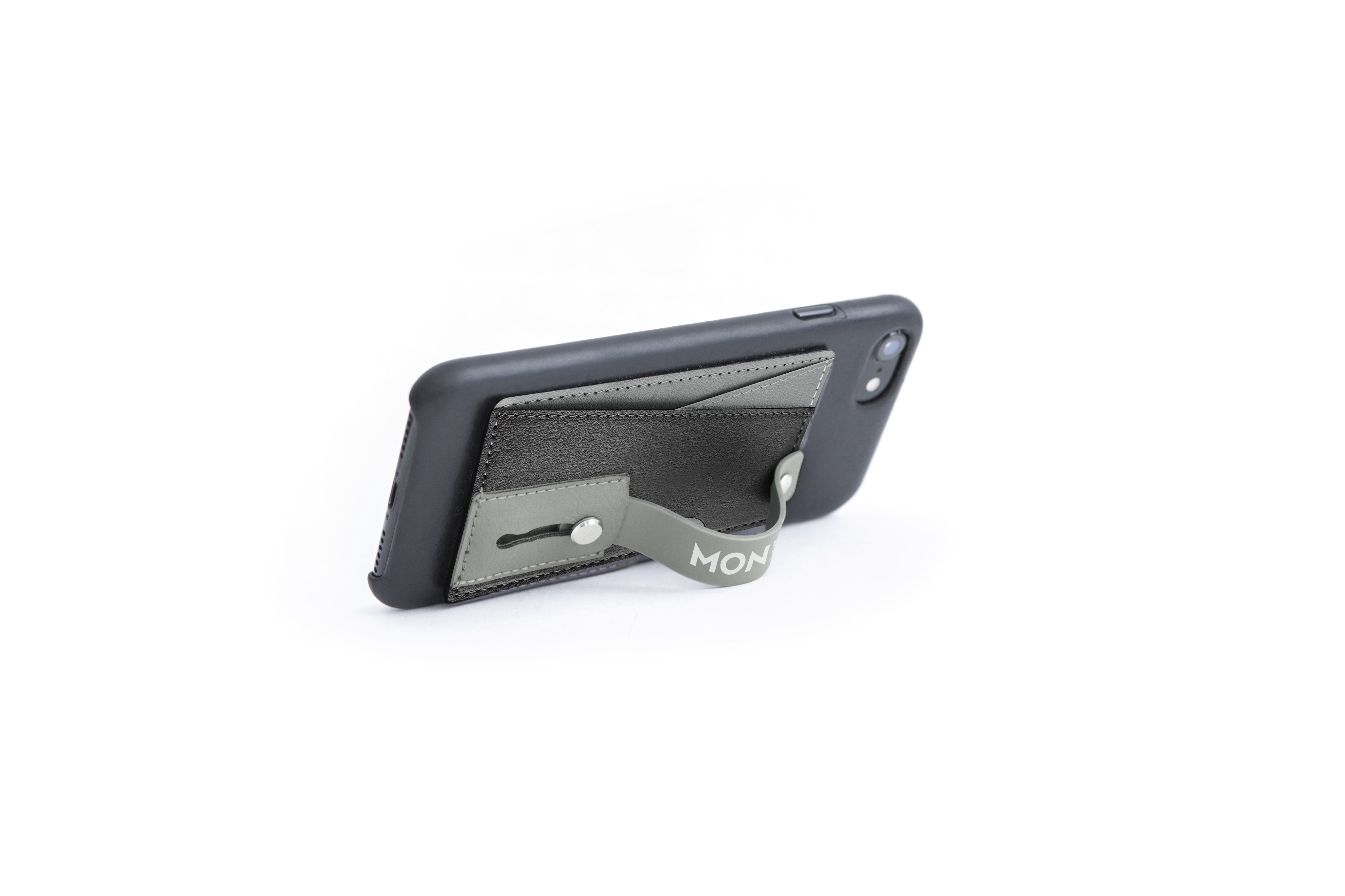 Monet Ultra Grip Universal Phone Wallet, Black Grey