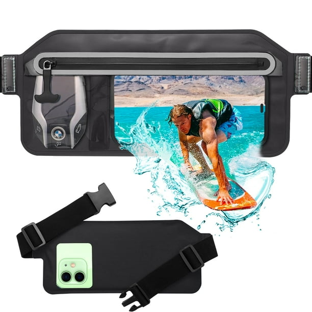 Funda impermeable para teléfono SjeHome IPX8 con correa para cintura de 7 pulgadas