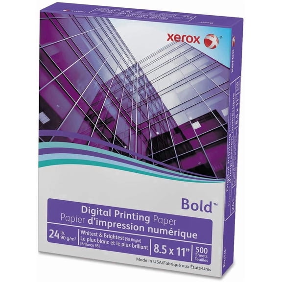 Bold Digital Printing Paper, 8 1/2 x 11, White, 500 Sheets/RM