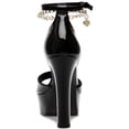 thumbnail image 3 of Wild Pair Womens Maxenep Buckle Patent Heels, 3 of 3