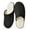 Black, variant on Men's Slip-on Slippers Lightweight Memory Foam House Shoes with Anti-Skid Indoor Outdoor Sole
