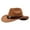 Khaki - M, variant on Western Cowboy Style Hat Jazz Bowler Hat Cow Head Decoration Ethnic Style Hat Leisure RD1 - M
