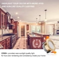 thumbnail image 4 of YGS-Tech 2 Inch LED Recessed Lighting, Dimmable Downlight 3W(35W Halogen Equivalent), 2700K Ultra Warm White Ceiling Light, CRI80, Gold Trim with LED Driver(4 Pack), 4 of 4