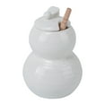 thumbnail image 1 of BRIGHTFUFU Ceramic Honey Container with Wood Spoon for Food Storage in Kitchen, 1 of 8