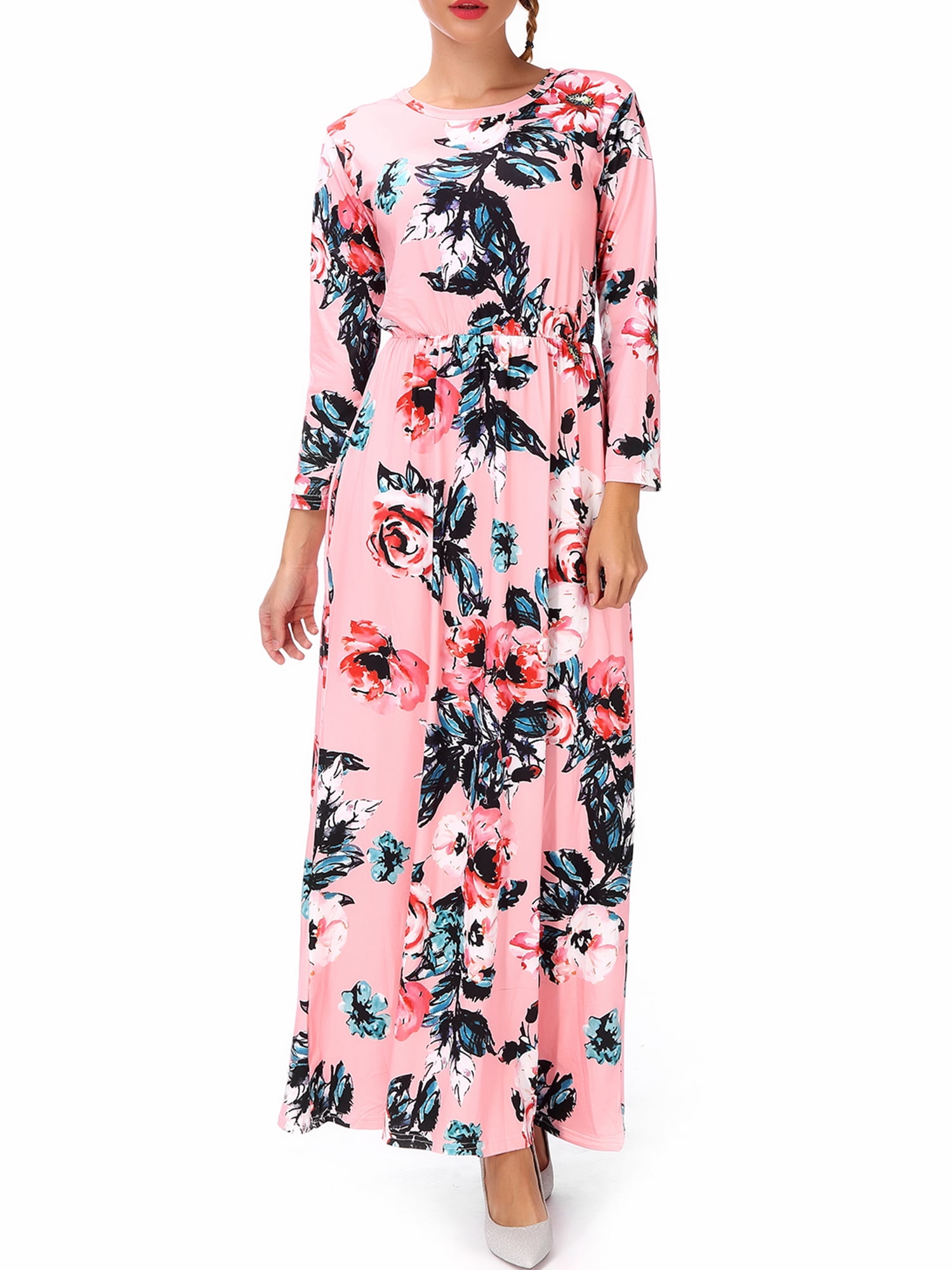 floral fit and flare mini dress