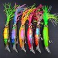 thumbnail image 3 of Cebo de Calamar Cola 2x Plantilla Aparejos Gancho Atún Trolling, 3 of 8