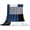 Blue Gray Black, variant on Navy Blue Black Grey Throw Blanket for Couch,Soft Lightweight Flannel Fleece Blanket,Modern Irregular Geometric Abstract Microfiber Plush All Season Decorative Blankets for Sofa Office Travel 40"x50"