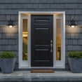 thumbnail image 2 of Nuvo Lighting 60/8541 Ridge 9" Tall Outdoor Wall Sconce - Black, 2 of 7