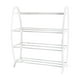 thumbnail image 2 of Zapatero de plástico blanco para la entrada de casa | Armario de 5 niveles para habitaciones de alquiler y dormitorios | Zapatero compacto de 53 x 47 x 20 cm | Fácil montaje, 2 of 6