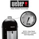 thumbnail image 4 of Medidor de temperatura Weber 63029 para olla Smokey Mountain de 22,5 pulgadas, 4 of 5