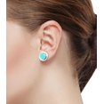 thumbnail image 2 of Aqua Chalcedony Earring 925 Sterling Silver Handmade Jewelry, 2 of 4